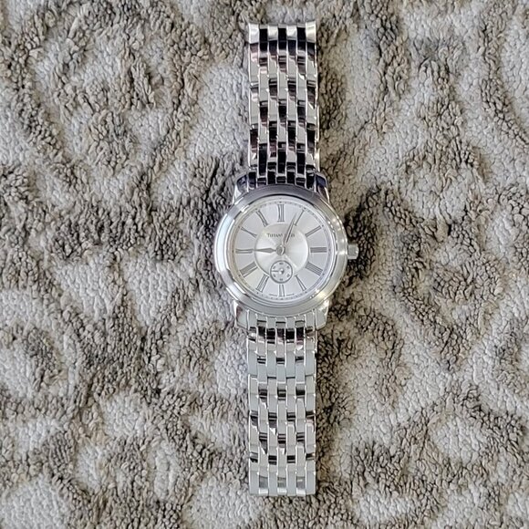 Tiffany & Co Sterling Stainless Steel Resonator Round Watch-Woman’s main image 7